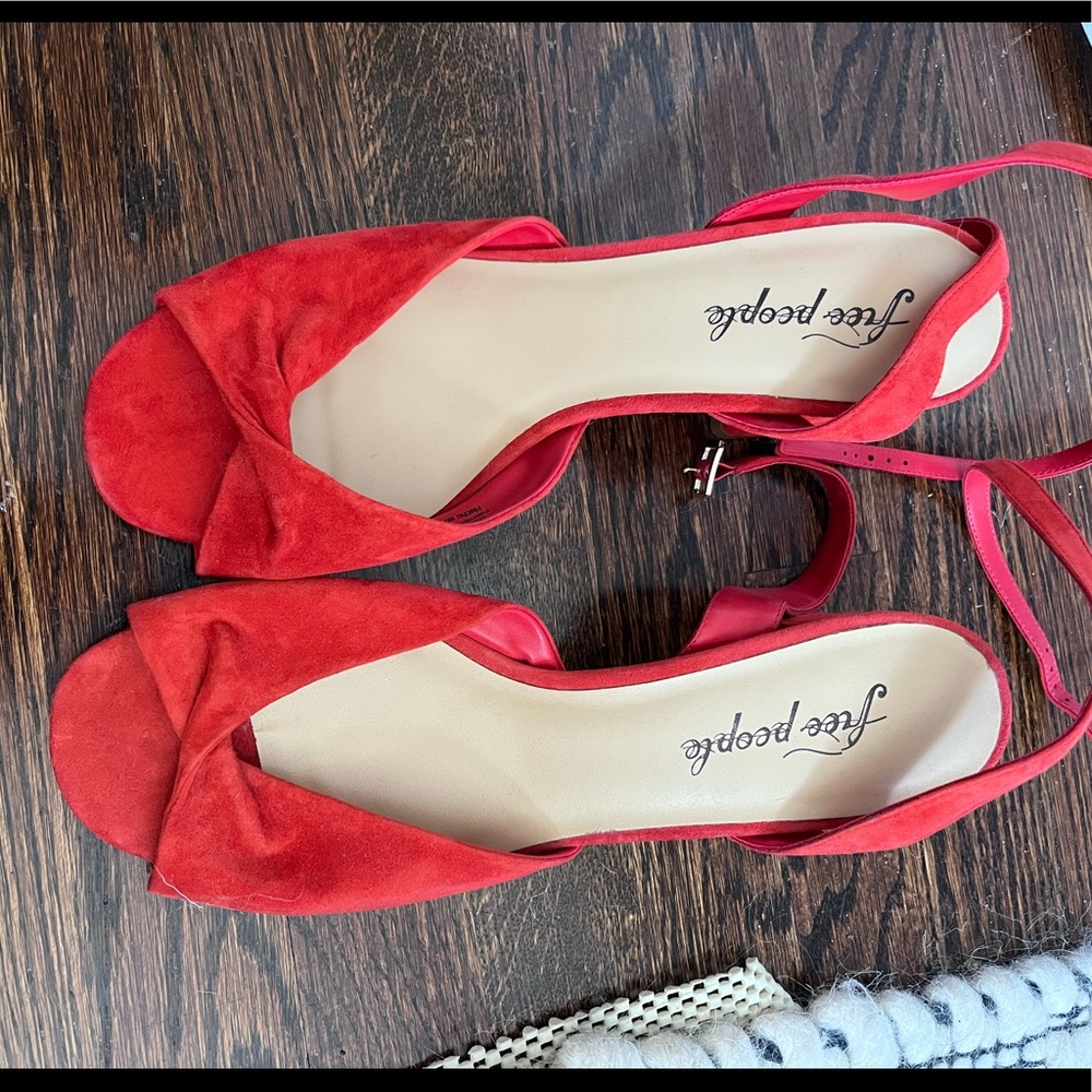 Free People Strappy Pumps